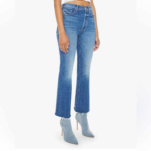 MOTHER THE HUSTLER ANKLE FRAY JEANS MEET CUTE SIZE 31 - Picture 3 of 16
